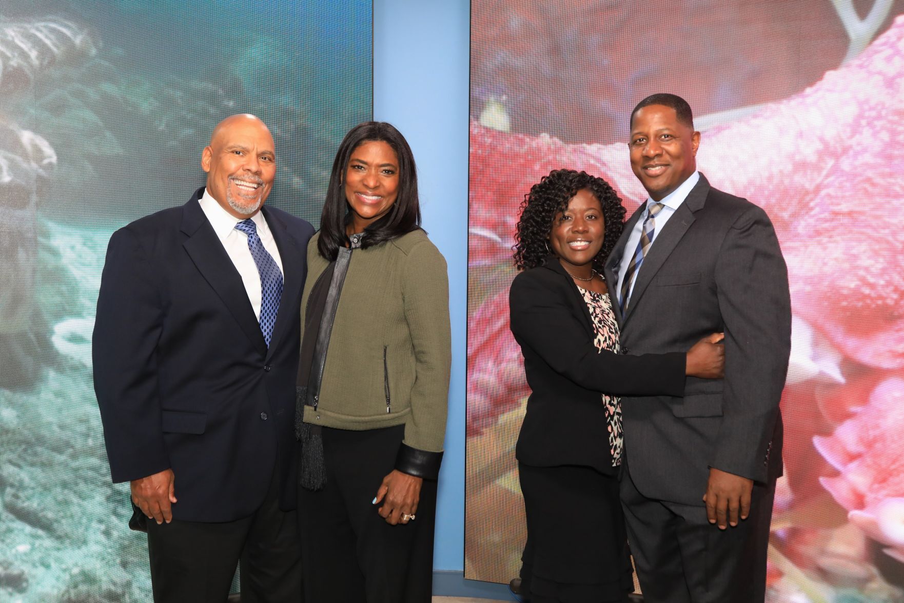 Michael and Gail Holmes, Alexis and Harry Holmes
